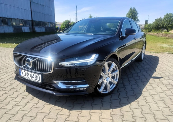 Volvo S90 cena 124900 przebieg: 119000, rok produkcji 2017 z Ostrołęka małe 562